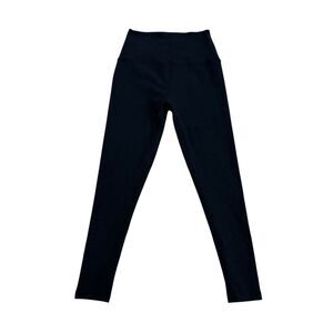 Beyond Yoga Caught in the Midi High Waist Leggings Darkest Night Size M